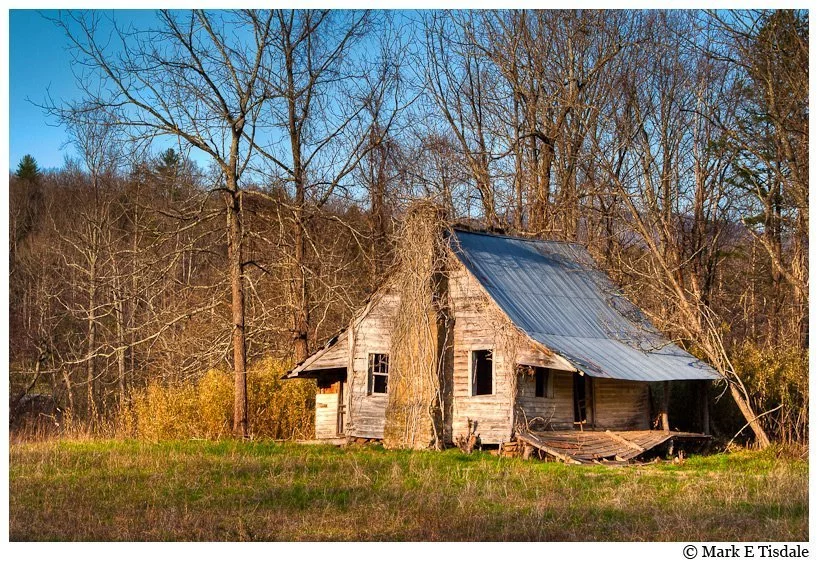 Photo of a small house - the oldest in Union County in North Georgia