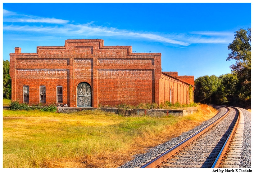 Picture of the old Cotton Warehouse in Byromville, Georgia Byromville Georgia Photo - Rural Americana - Old Cotton Warehouse