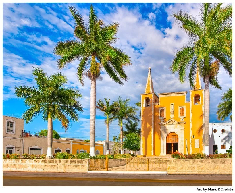 Mérida Mexico Photo - Iglesia de Santa Ana -Colonial Church