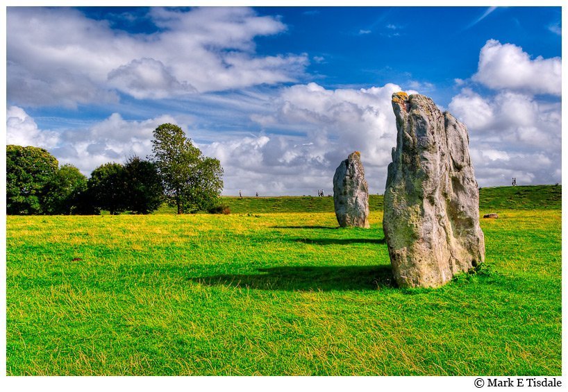 Standing Stone circle photo of Avebury in England