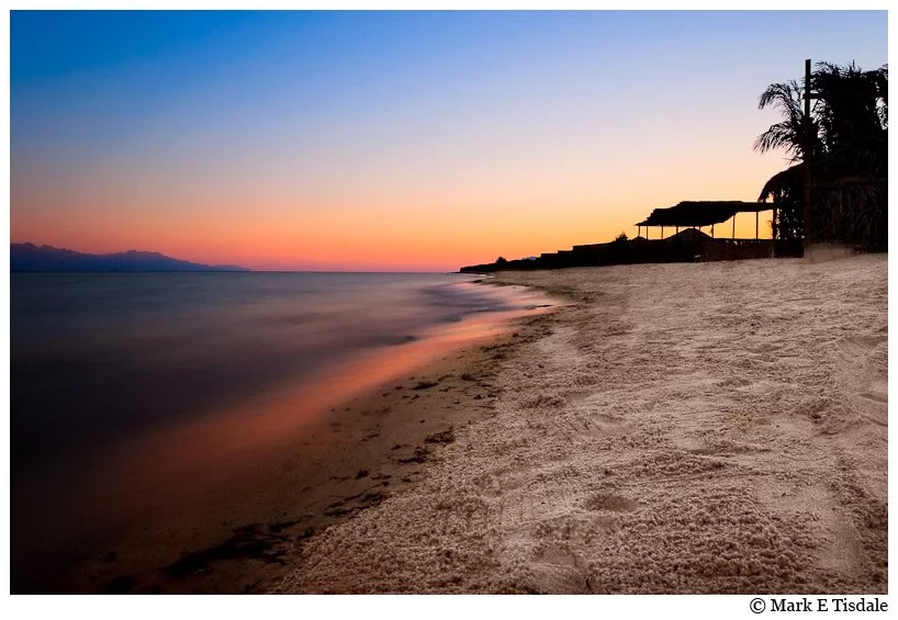 Nuwieba Egypt - Red Sea near Sunset - photo