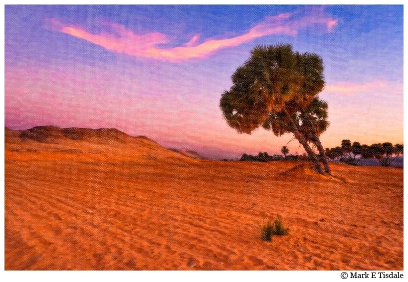Egypt's Western Desert - Sahara - Textured Picture - Painterly Effect