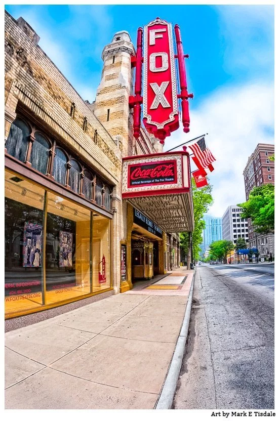 Photo of a landmark on Peacthree Street, the famous Fox Theater