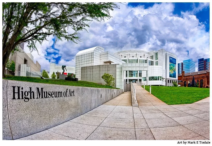 Wide Angle Photo of the High Museum in Atlanta
