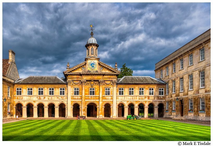 Photo of Emmanuel College - known as Emma in Cambridge England Picture of Emma - one of the colleges of Cambirdge University