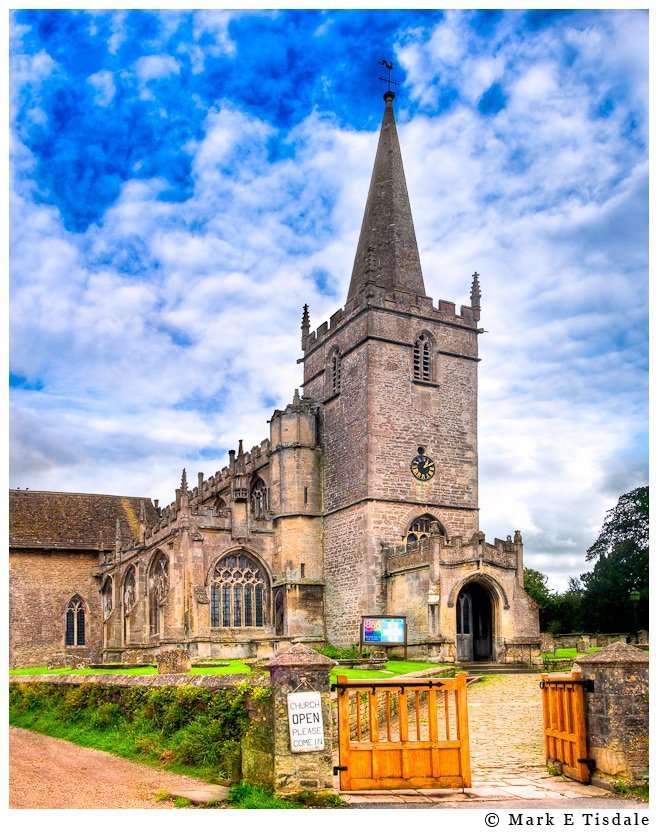Photo of an English Village Church in Lackock England Picture of a beautiful English Village Church in tiny Lacock