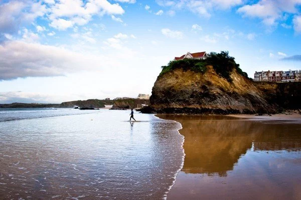 Picture from the beach in Newquay