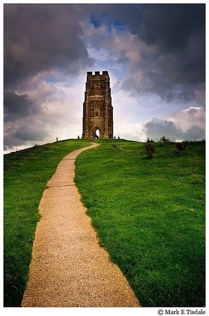 Picture of Glastonbury Tor - site of the yearly music festival