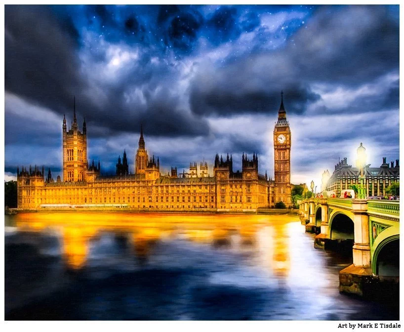 London Palace of Westminster After Dark