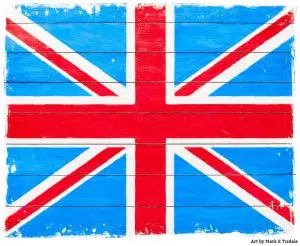 Rustic Union Jack Flag Design