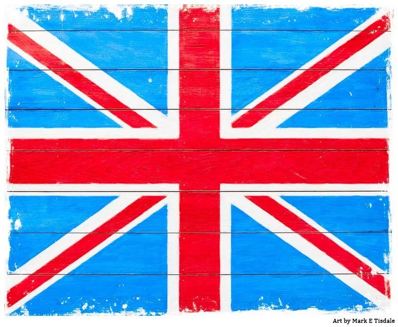 Rustic Union Jack Flag Design