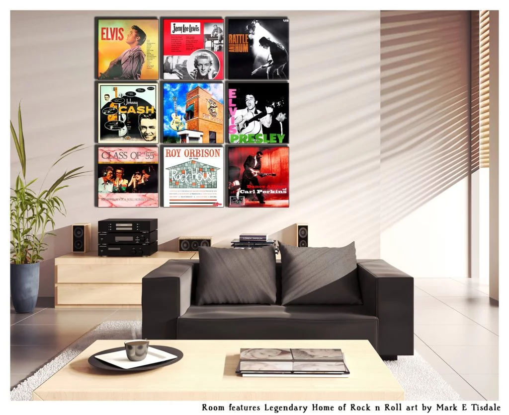 Ideas for Album Cover Wall Art Display