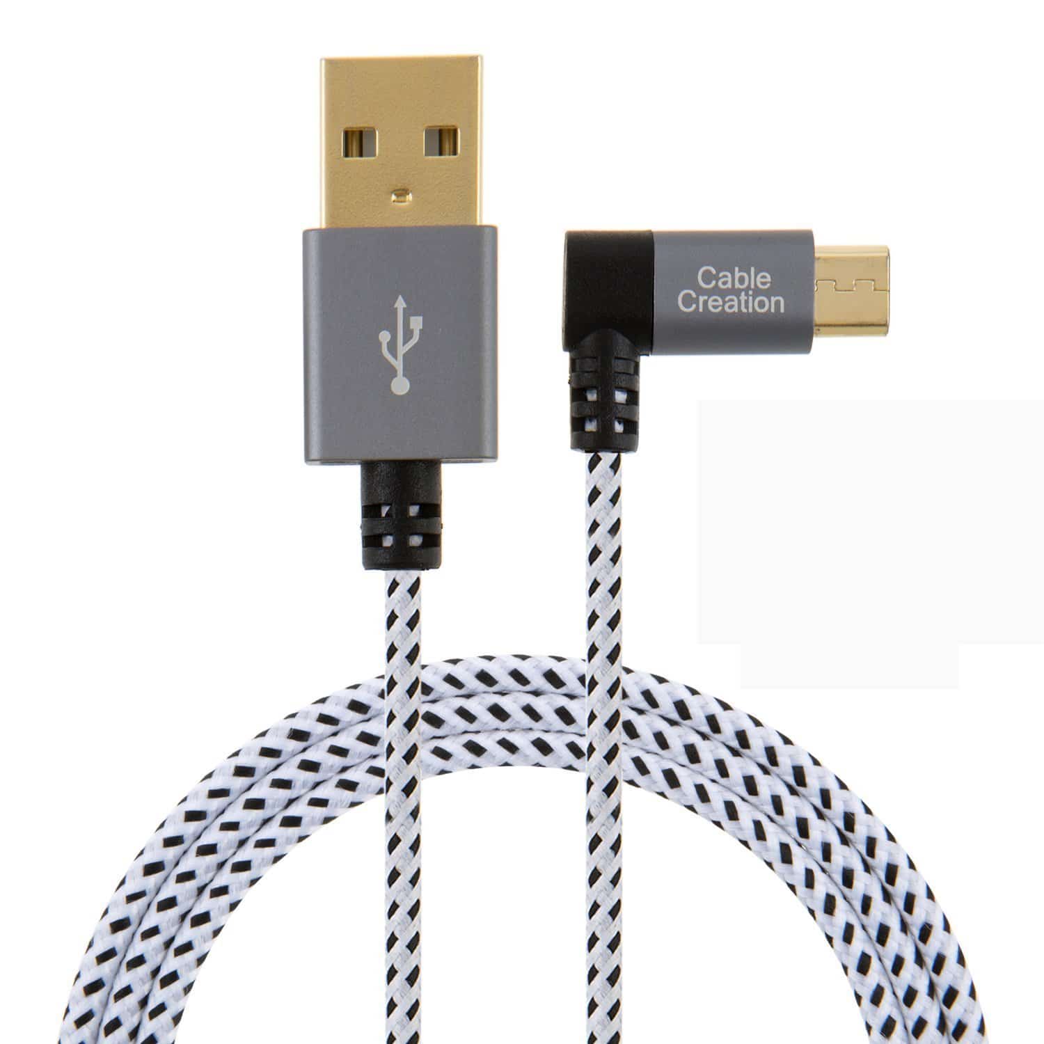 Cable Creation Left Angle USB Cable