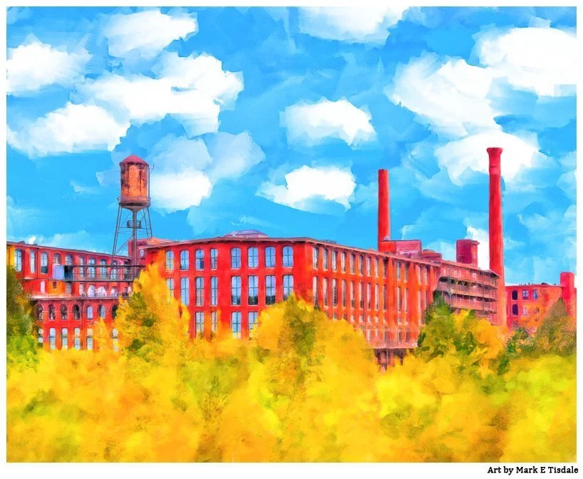 Local Atlanta Art - Fulton Cotton Mill Painting