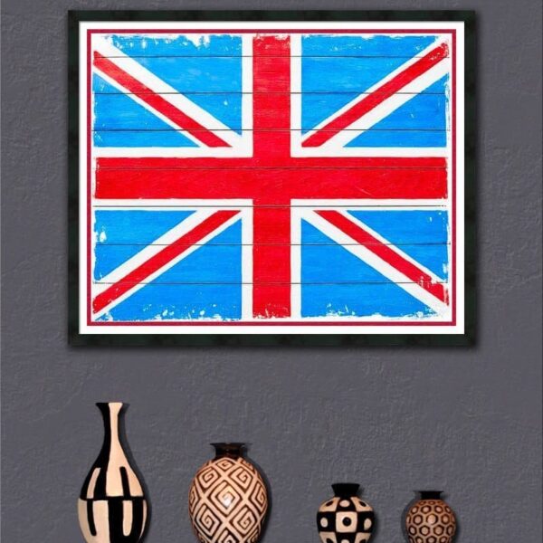 Rustic Union Jack - British Art Print And Decor
