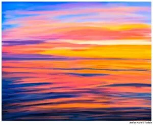 Sea of Cortez - Rocky Point Sunset art print by Mark Tisdale