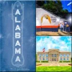 Alabama Print Collection by Artist Mark Tisdale