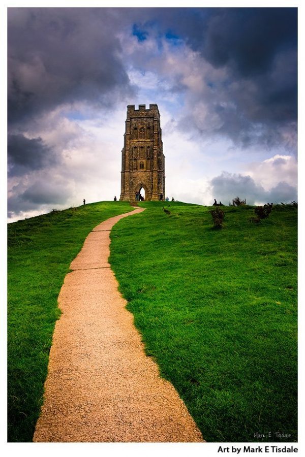 Glastonbury Tor Print by Mark Tisdale - Mystical Avalon in Somerset England