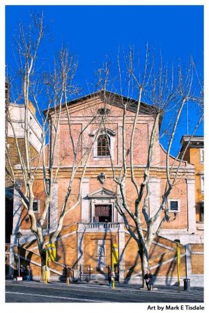 Capuchin Church In Rome - Santa Maria della Concezione dei Cappuccini Print by Mark Tisdale