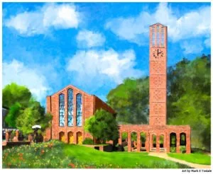 Chapel of Memories - Mississippi State Print by Mark Tisdale