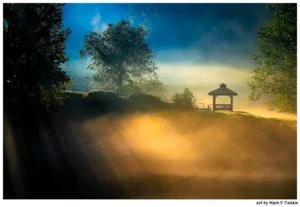 Chattahoochee Dawn - North Georgia Landscape Print by Mark Tisdale