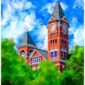 Classic Auburn University Samford Hall Print by artist Mark Tisdale