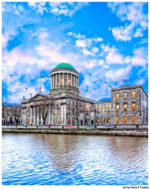 Four Courts Building in Historic Dublin Ireland - Print by Mark Tisdale