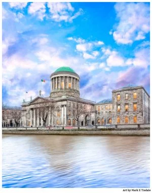 Four Courts Building in Historic Dublin Ireland - Print by Mark Tisdale