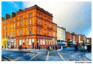 Dublin Streets - Irish street scene Print by Mark Tisdale