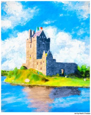 Dunguaire Castle Print by Mark Tisdale - Historic Irish Castle