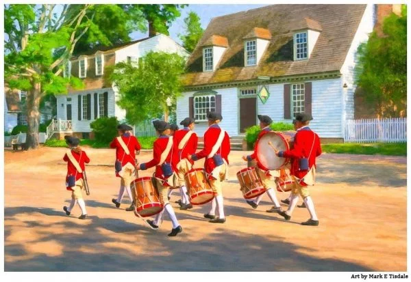 Fife And Drum Corps - Colonial Williamsburg Print by Mark Tisdale