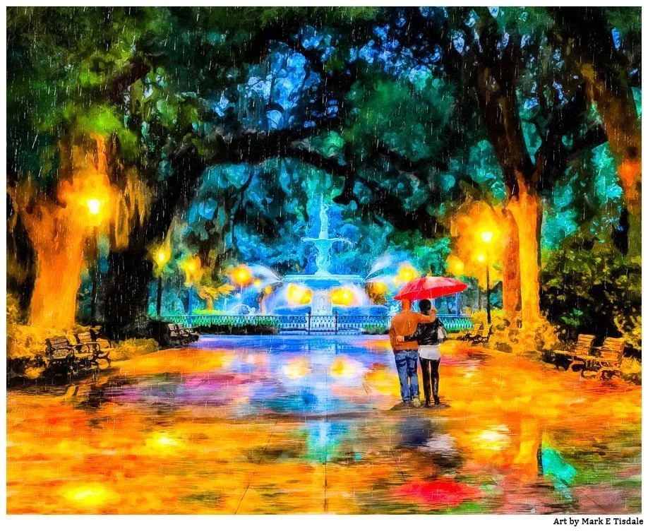 - Fountain Savannah Art Print For Sale