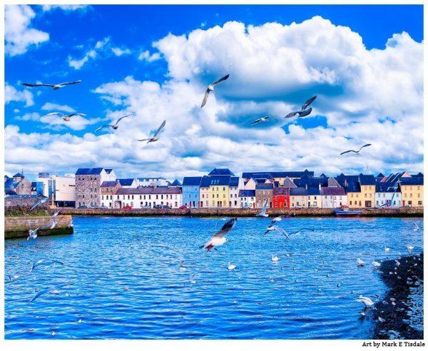 Galway Seaside in Western Ireland - Print by Mark Tisdale