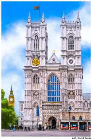 Westminster Abbey - London - Gothic Architecture Print by Mark Tisdale