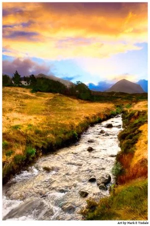 Highland Morning on the Isle of Skye - Scottish Highland Landscape by Mark Tisdale
