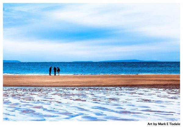 Irish Beach on a Winter Afternoon - Irish Landscape Print by Mark Tisdale