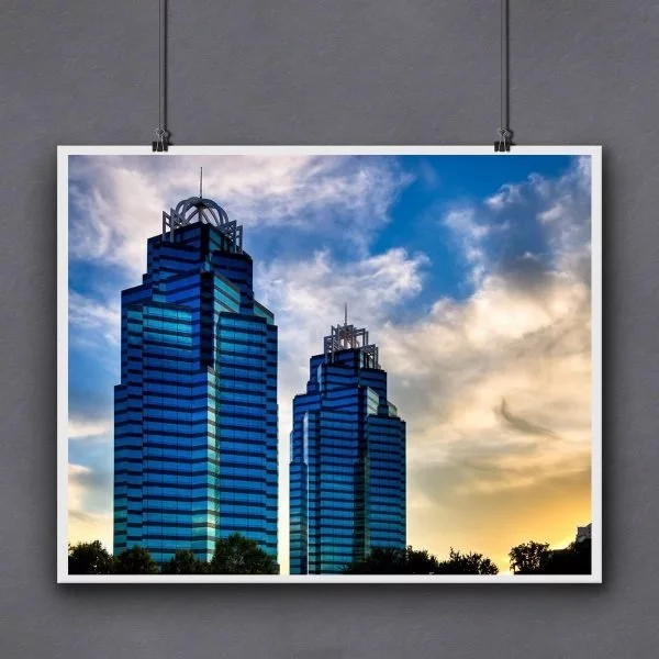 King And Queen Towers Print For Framing