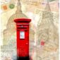 Classic Red British Post-box in London - Print by Mark Tisdale