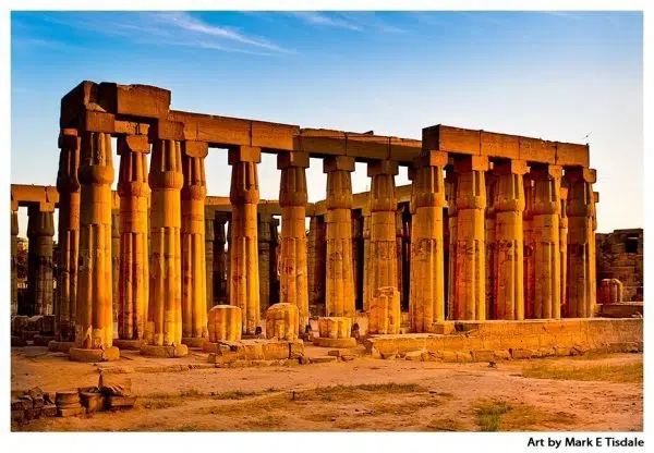 Golden Luxor Ruins art by Mark Tisdale