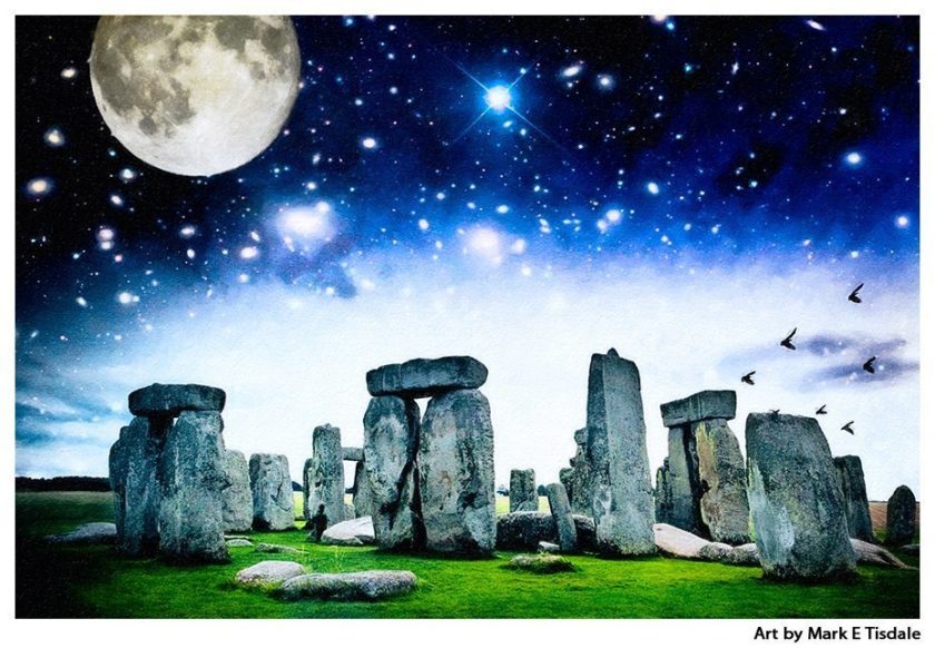 Magical Stonehenge - A Neolithic Fantasy Art Print