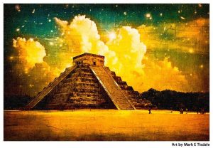Mayan Mystery At Chichen Itza Print by Mark Tisdale
