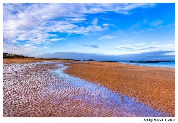 North Berwick Beach Print by Mark Tisdale - Scotland on the Coast
