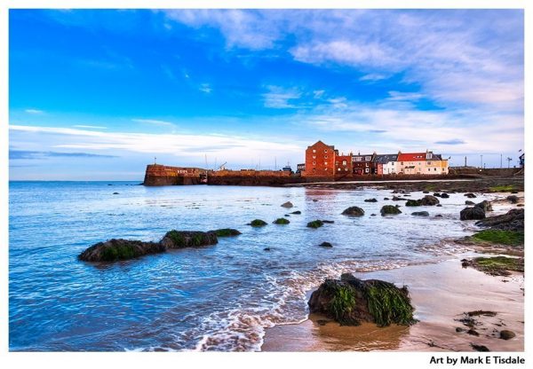 North Berwick Harbor Print by Mark Tisdale - Scottish Coast near Edinburgh