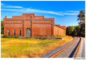 Old Cotton Warehouse in rural Georgia - Byromville - Print by Mark Tisdale