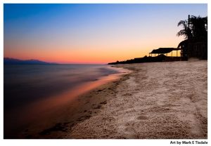Red Sea Sunset Print by Mark Tisdale