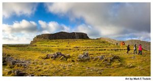 Ruins of Dun Aengus on the Aran Islands - Ireland Print by Mark Tisdale