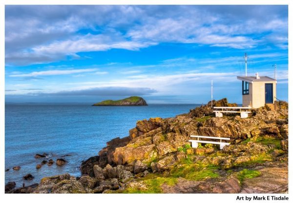 Scottish Seaside View - North Berwick Art Print by artist Mark Tisdale