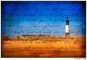 Tybee Light Print - Nostalgic Georgia Coast Art by Mark Tisdale