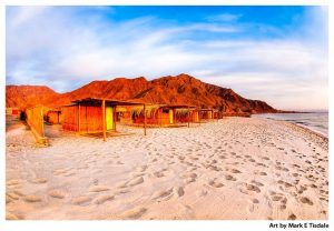 Sinai Sunrise - Egypt Red Sea Beach Print by Mark Tisdale