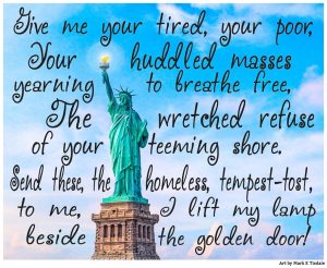 Statue of Liberty in New York Harbor - Inspirational Print by Mark Tisdale